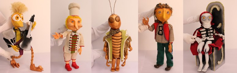 cração de bonecos _ grupo girino teatro de animação _ teatro de bonecos _ manipulação direta