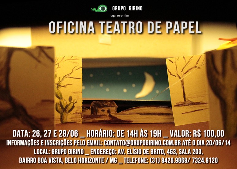 Oficina Teatro de Papel _ Grupo Girino Teatro de Animação