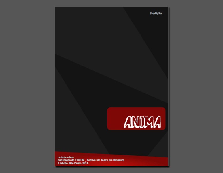 FESTIM _ Festival de Teatro em Miniatura _ Revista Anima 3 edição