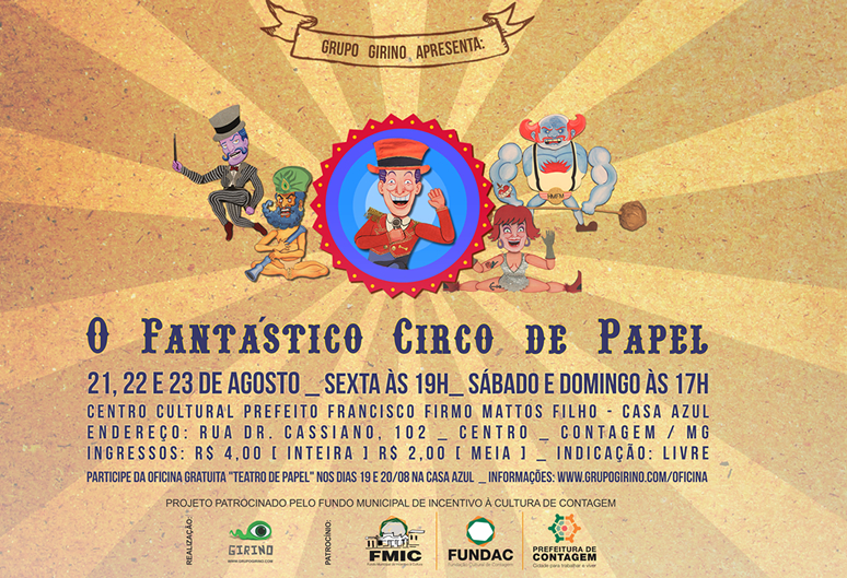 O FANTÁSTICO CIRCO DE PAPEL _ GRUPO GIRINO