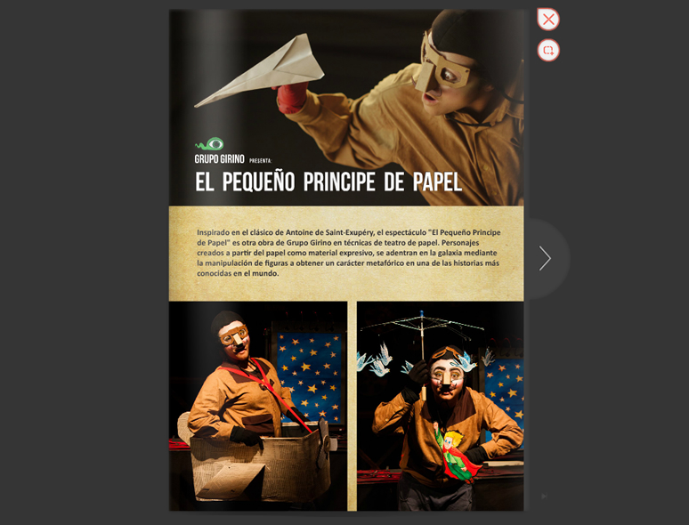 EL PEQUEÑO PRINCIPE DE PAPEL _ PRINCIPITO _ GRUPO GIRINO _