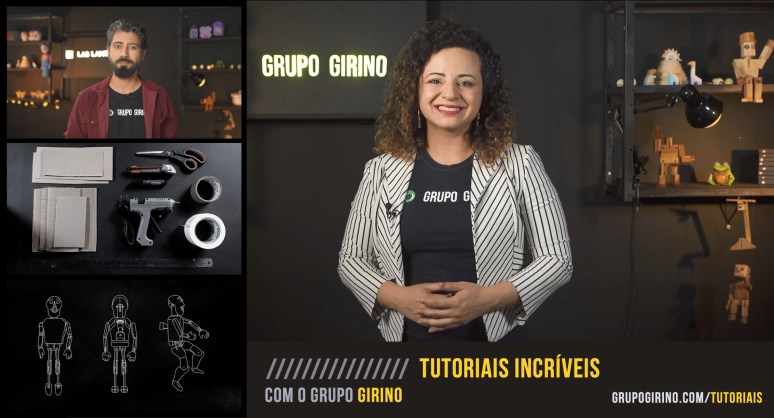 TUTORIAIS INCRIVEIS COM O GRUPO GIRINO